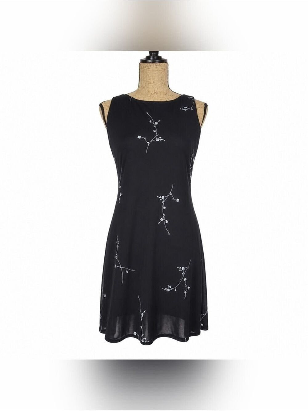 Jalate Women's Black Dress Size Medium Y2K 90s Cut Sheer